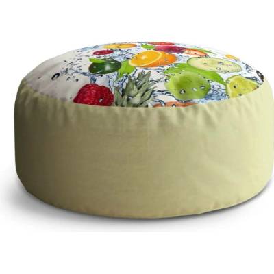 Sablio Taburet Circle Ovoce: 38x48 cm