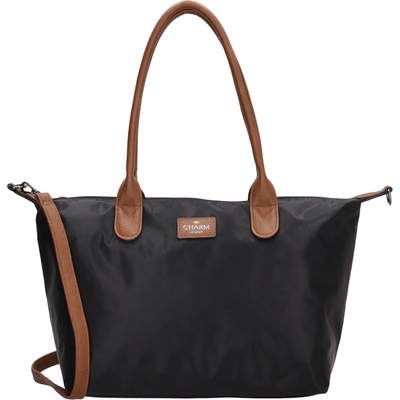 Charm London Nákupní shopper taška Buckingham černá