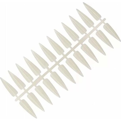 Starnails Vzorník na UV gel/ gel lak/ lak, NATURAL- tvar stiletto tipy pro prezentační knihy