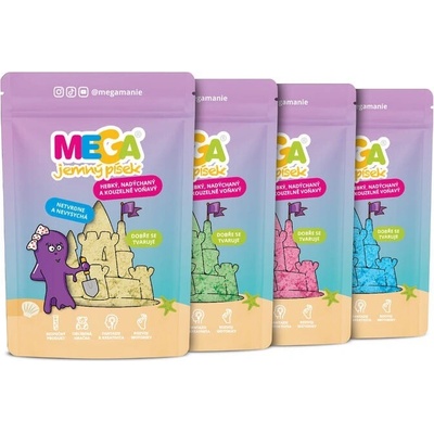 Megamánia MEGAjemný piesok 4 ks