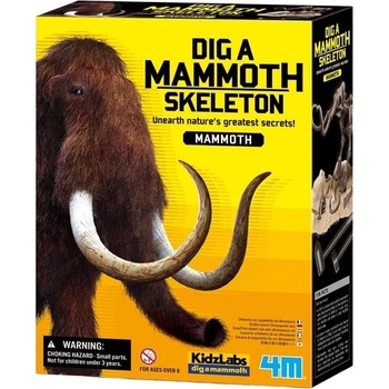 4M Комплект да изследователи 4M - Изкопай скелет на мамут (4m-03236)