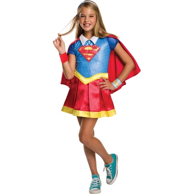 Rubies Детски костюм Deluxe - Supergirl Размер - деца: M: 116 см