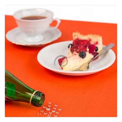 Obrus teflónový Prestige - oranžový 40cm x 160cm Cik-Cak zatavenie