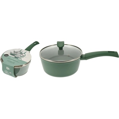 КАСЕРОЛА С КАПАК green eh Ø18см НЕЗАЛ. ПОКРИТИЕ (309400370)