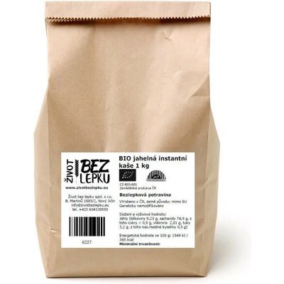 Život bez lepku BIO pšenová instantná kaša 1 kg