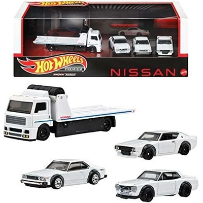 Mattel Hot Wheels PREMIUM 2023 NISSAN SKYLINE SET 4ks HKC16 NEW KOLEKCE