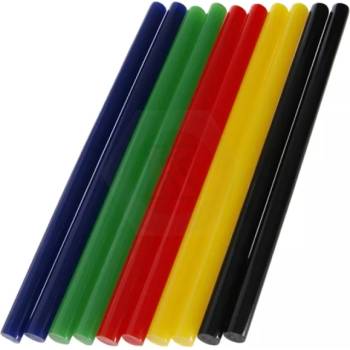 PREMIUM Силиконови пръчки цветни ф11х200мм, 10бр. Premium (43060)
