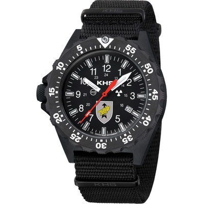 KHS Orologio Uomo KHS.INCBSD.NB – Digitale Al Quarzo, Cassa 55mm In Acciaio Placcato Nero, Cinturino In Nylon, Cronografo E Allarme - 2