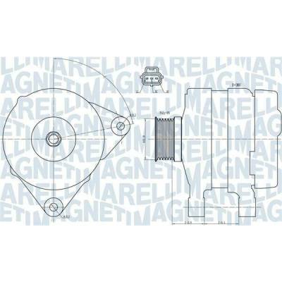 generátor MAGNETI MARELLI 063731834010
