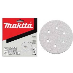Makita Шлайф хартия MAKITA Velcro 150 мм 6 отвора K240, 10 бр. P-37714 (P-37714)