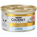 Krmivo pre mačky Gourmet Gold Jemná paštéta s tuniakom 24 x 85 g