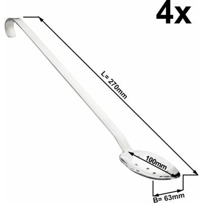 G.Gastro 4 Kusy Servírovací lžíce perforovaná Ø 6,3 cm D9782730
