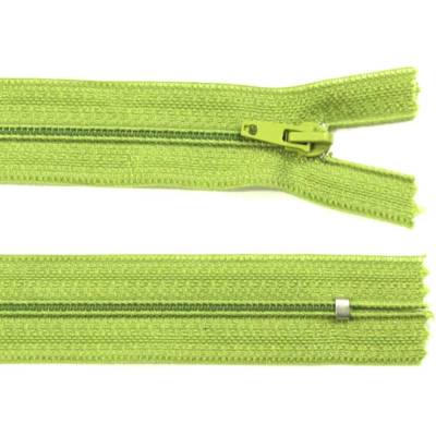 Spirálový zip no.3 nerozepínací 60cm - více barev color: 633 hrášková zelená