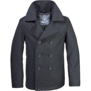 Brandit Pea Coat мъжко палто, черно (3109.2)