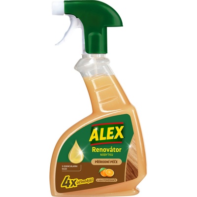 Alex čistič na nábytek pomeranč 375 ml