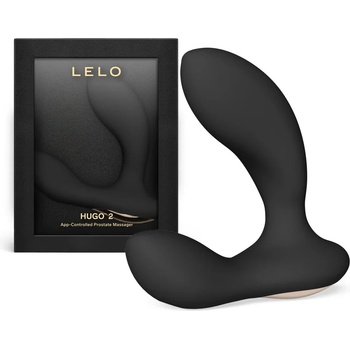 Простатен масажор, контрол с приложение, 10, 7см. - Hugo 2 Black (LELO009363)