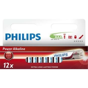 Philips Power Alkaline AAA 12ks LR03P12W/10