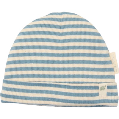 Little Dutch Бебешка шапка Little Dutch Forest Friends - Stone Blue, райе, 3-6 м (CL25229018)