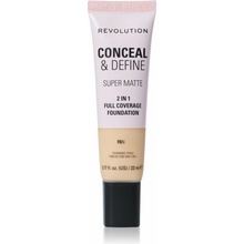 Makeup Revolution Conceal & Define zmatňujúci make-up F6N 23 ml
