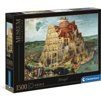 Clementoni Пъзел Clementoni от 1500 части - Вавилонската кула (31738)