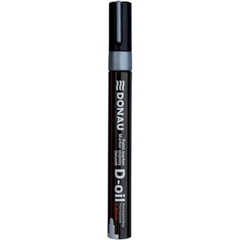 DONAU Лаков маркер, 2, 8 мм, M, DONAU "D-oil", сребърен 7369001PL-38 (7369001PL-38)