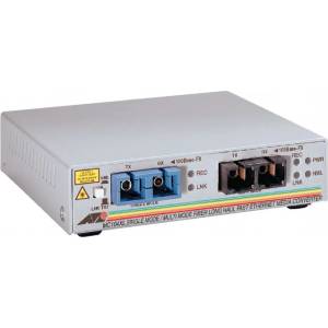 Allied Telesis Конвертор 100FX(SC) multi-mode to 100FX(SC) single-mode (15km) (AT-MC104XL) - BestPC