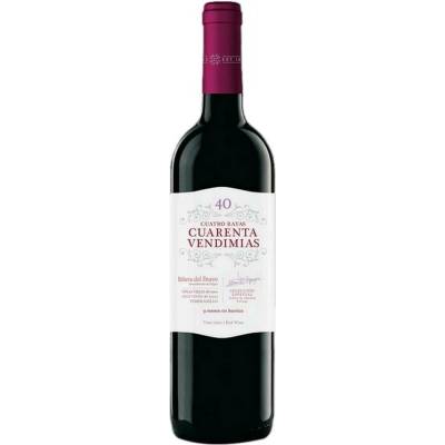 Cuatro Rayas Cuarenta 40 Vendimias Tinto de Ribera suché červené 2020 14% 0,75 l (holá láhev)