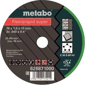 Metabo - Режещ диск 76x10 мм, 5 бр. 626871000 (626871000)