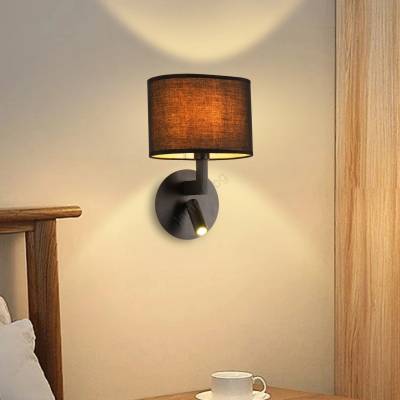 Brilagi - LED стенна лампа DAYA 1xE14/40W/230V + LED/3W черна (BG1945)