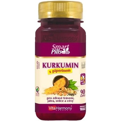 VitaHarmony Kurkumin s piperinem 90 kapsúl
