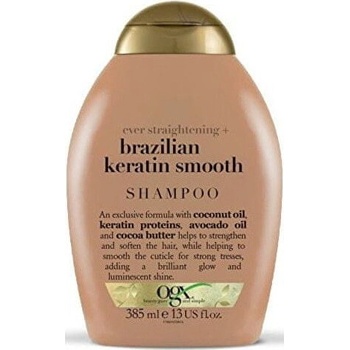 OGX Zjemňujúci šampón brazílsky keratín 385 ml