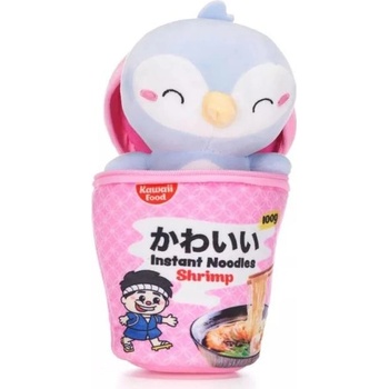 Barrado Kawaii noodle pots Плюшена играчка пингвин 17см