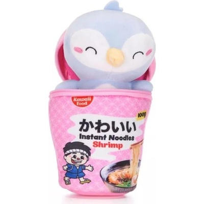 Barrado Kawaii noodle pots Плюшена играчка пингвин 17см