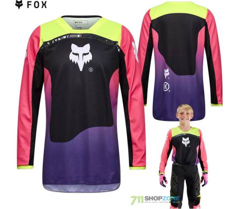 Fox Yth 180 Elevated jersey pink