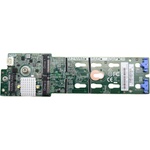Lenovo Комплект за включване на RAID Lenovo ThinkSystem M. 2 NVMe 2-Bay, Поддръжка 2x NVMe дискове (x1 връзка) с интегриран Marvell RAID - 4Y37A09750 (4Y37A09750)