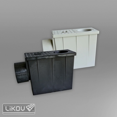 Likov Geiger s boční výpustí mokrý 80 x 100 mm černý – Hledejceny.cz