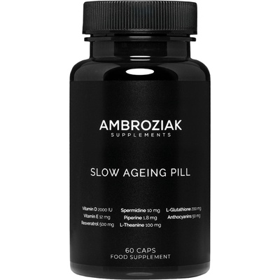 Dr Ambroziak Slow Ageing Pill Vitamíny pre podporu antioxidačnej ochrany organizmu 60 kapsúl