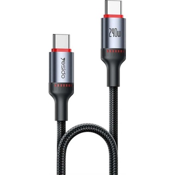 YESIDO ca185 usb-c към usb-c Кабел 240w за Бързо Зареждане 1.2 м