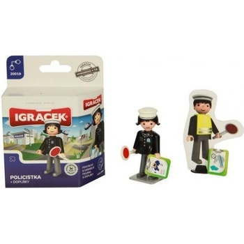 Efko IGRÁČEK MINI SET Policistka s doplňky