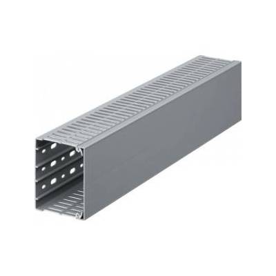 tehalit Kanal comb BA7A 100x80mm PVC grey BA7A80100 /2m/