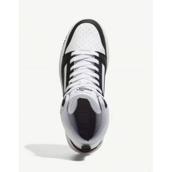 PUMA Rebound V6 Mid Shoes White/Black/Pink