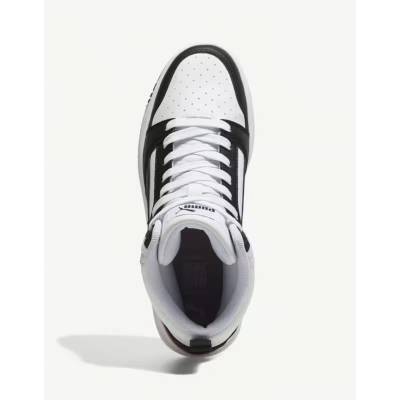 PUMA Rebound V6 Mid Shoes White/Black/Pink