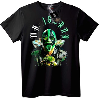NOONEBRAND Тениска Lizard King градски стил - 2XL, Black