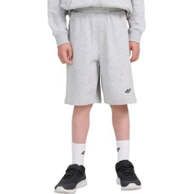 4F JUNIOR-SHORTS CAS M784-25M-GREY MELANGE Šedá