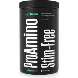 GymBeam ProAMINO Stim-Free 390 g зелена ябълка