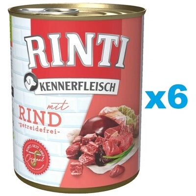 Rinti Adult Kennerfleisch Beef 6 x 800 g