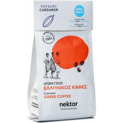 NEKTAR Grécka mletá káva s príchuťou KARDAMON 100 g