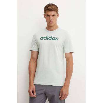 Adidas Памучна тениска adidas Essentials в зелено с принт IZ4767 (IZ4767)