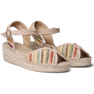 TONI PONS Bella-MA Wedge Espadrilles - Beige (Multicolor)