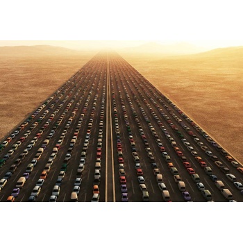 DIMEX ART s. r. o Флизелинов фототапет трафик срив 375 x 250 см